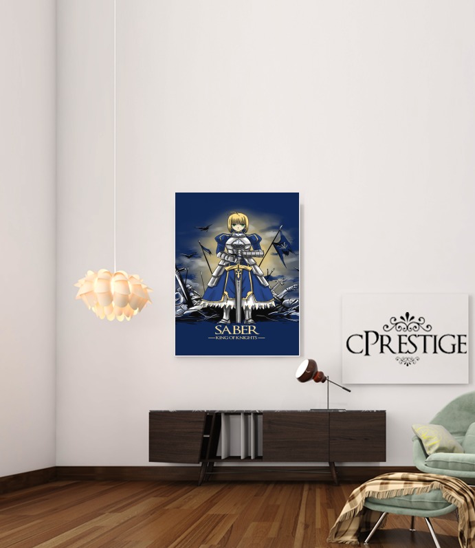  Fate Zero Fate stay Night Saber King Of Knights for Art Print Adhesive 30*40 cm