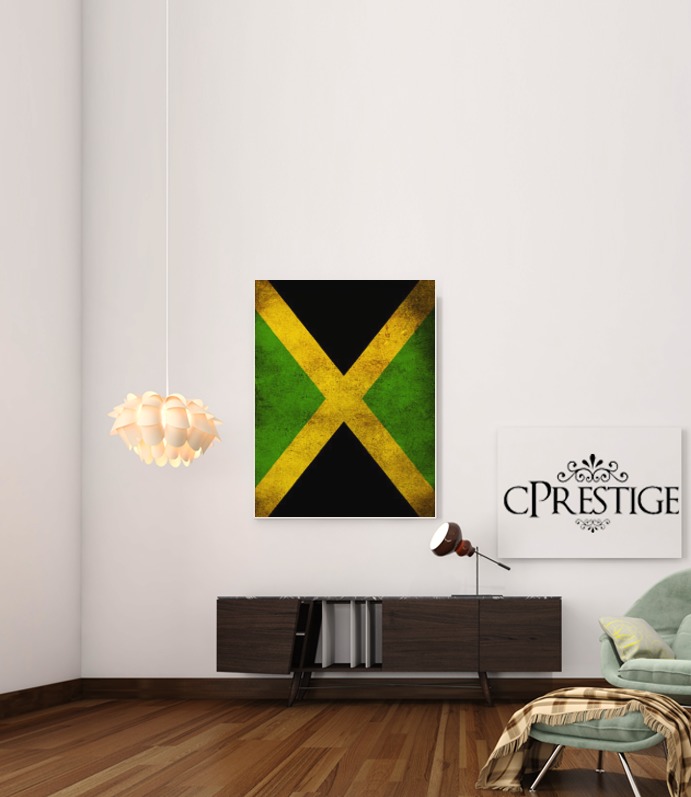  Vintage flag Jamaica for Art Print Adhesive 30*40 cm