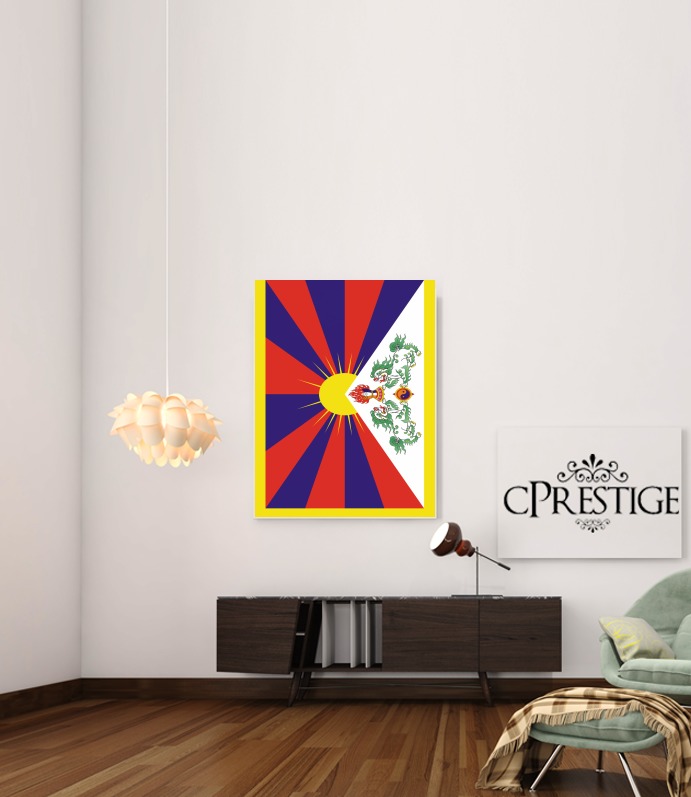  Flag Of Tibet for Art Print Adhesive 30*40 cm