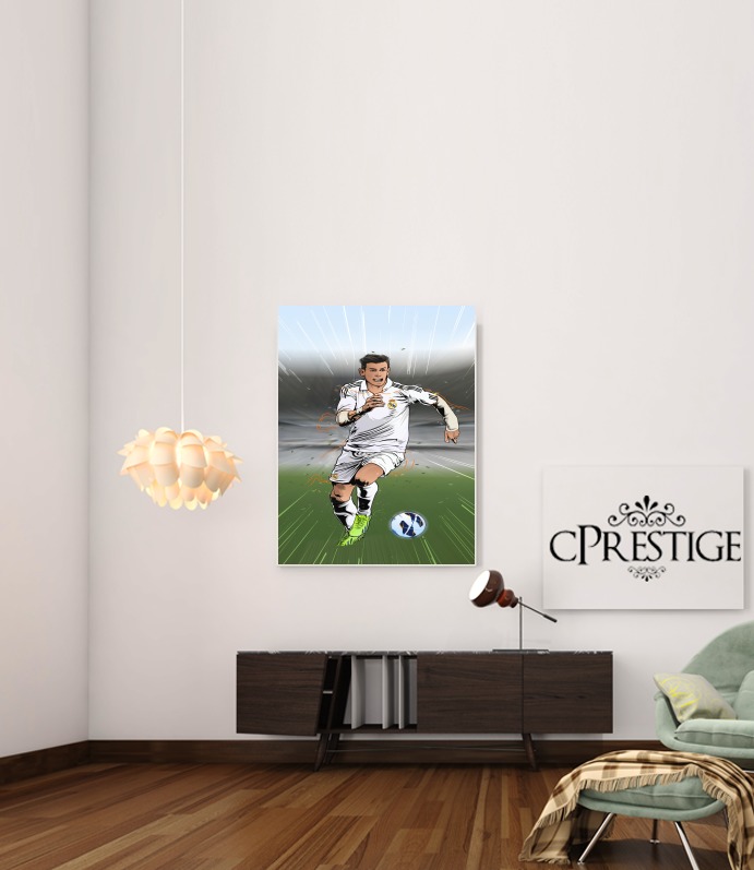  Football Stars: Gareth Bale for Art Print Adhesive 30*40 cm