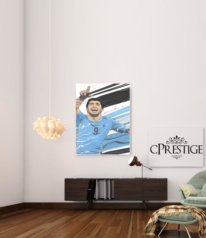  Football Stars: Luis Suarez - Uruguay for Art Print Adhesive 30*40 cm