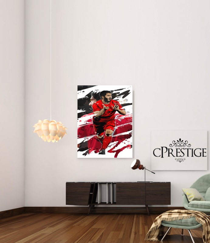  Football Stars: Luis Suarez for Art Print Adhesive 30*40 cm