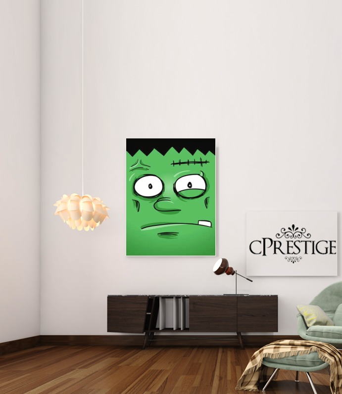  Frankenstein Face for Art Print Adhesive 30*40 cm