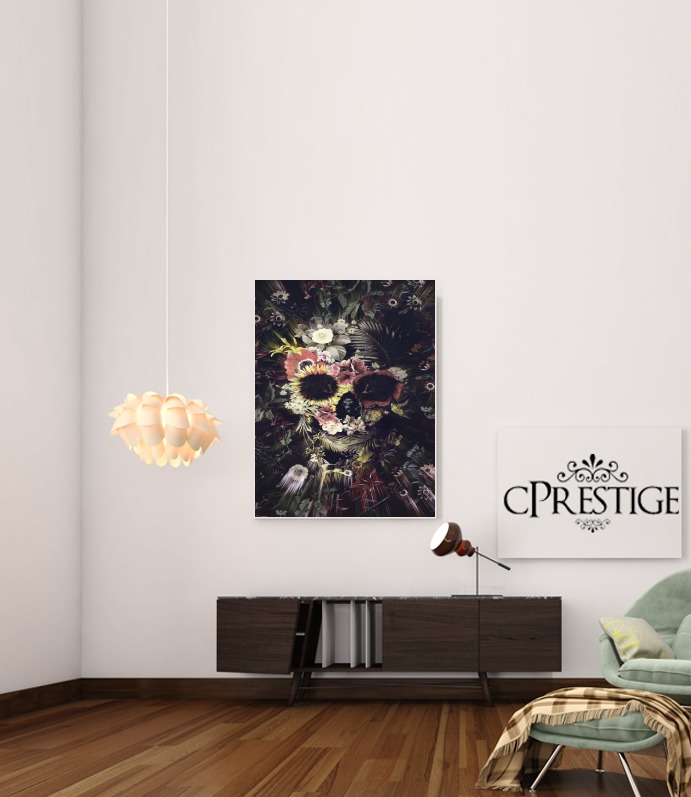  Garden Skull for Art Print Adhesive 30*40 cm