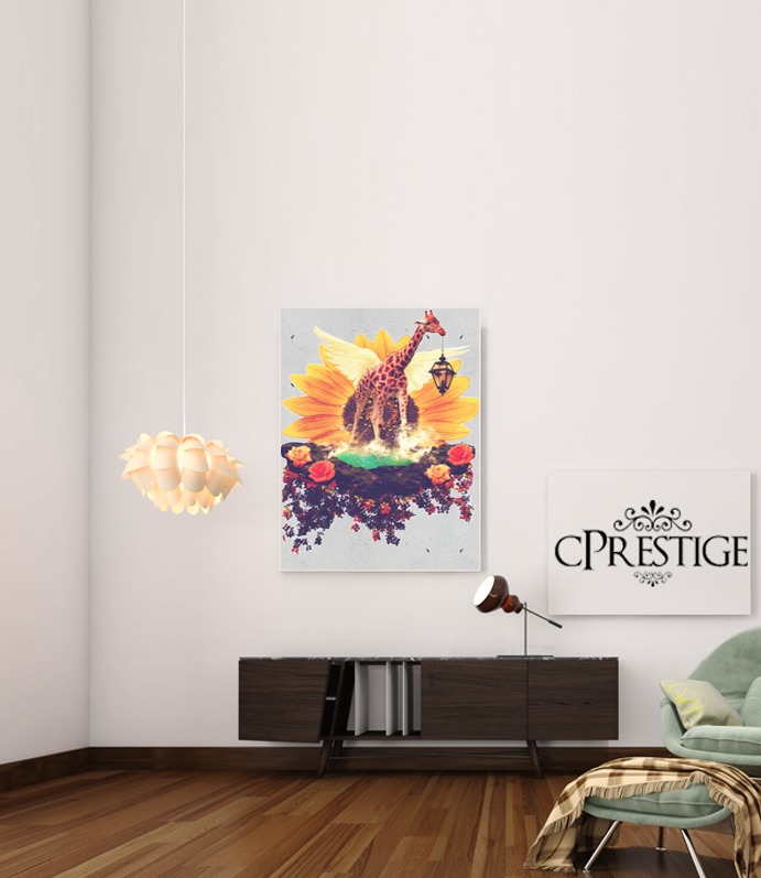  Giraf Flowers for Art Print Adhesive 30*40 cm