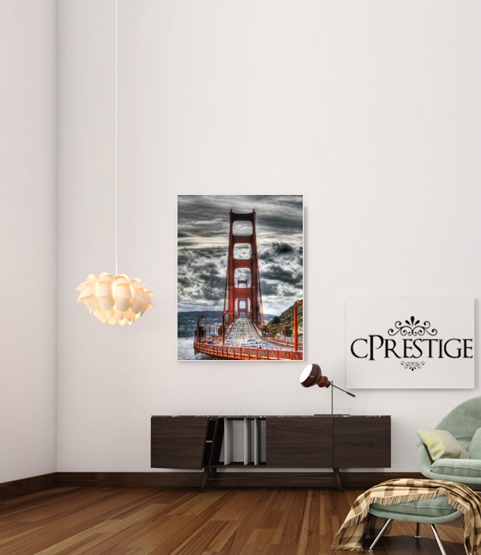  Golden Gate San Francisco for Art Print Adhesive 30*40 cm
