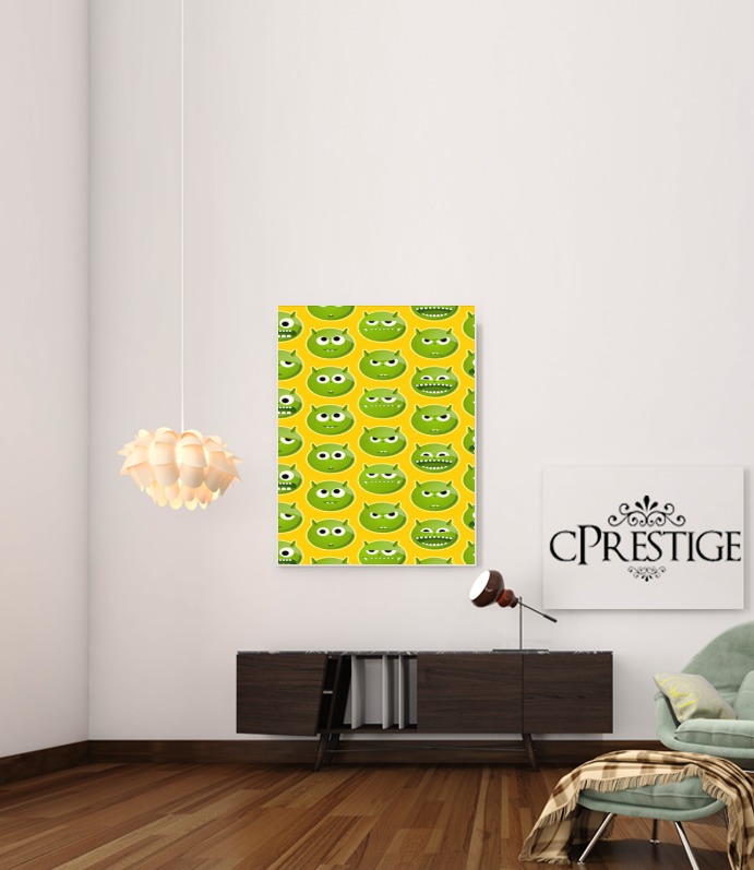  Green Monsters for Art Print Adhesive 30*40 cm