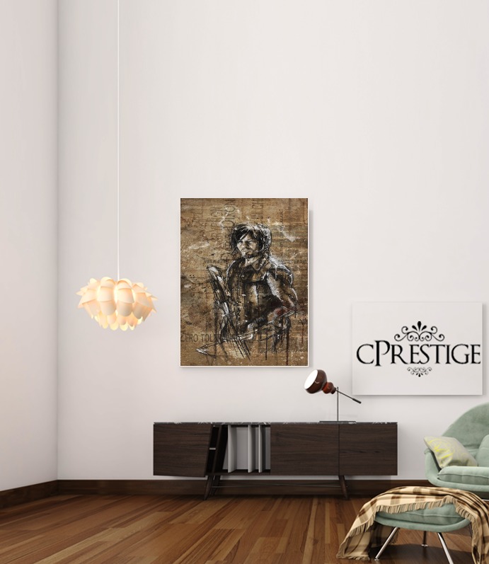  Grunge Daryl Dixon for Art Print Adhesive 30*40 cm