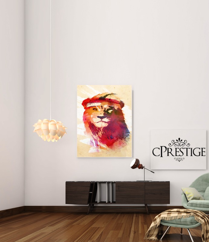  Gym Lion for Art Print Adhesive 30*40 cm