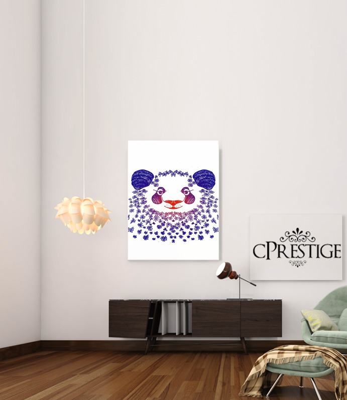  Happy Panda for Art Print Adhesive 30*40 cm