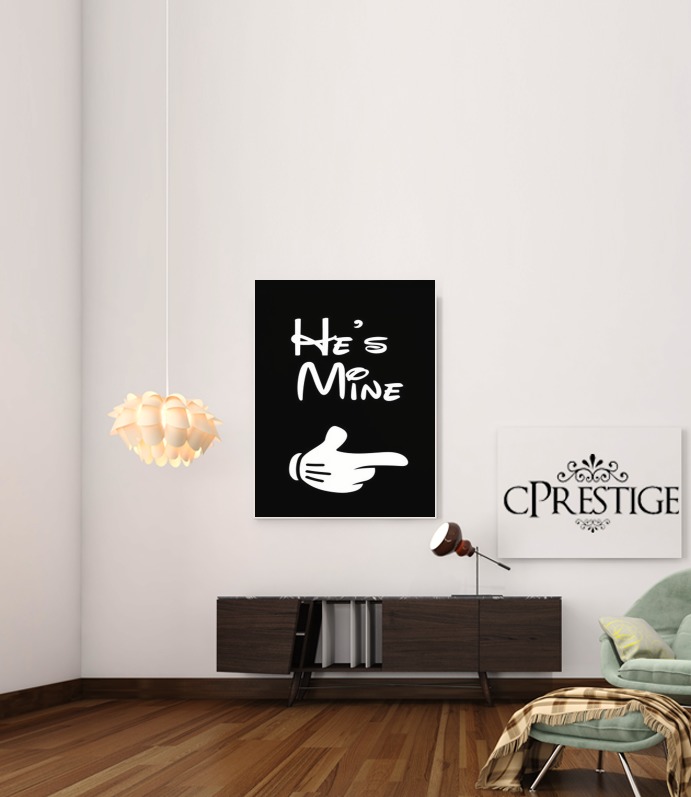  he's Mine - in love for Art Print Adhesive 30*40 cm