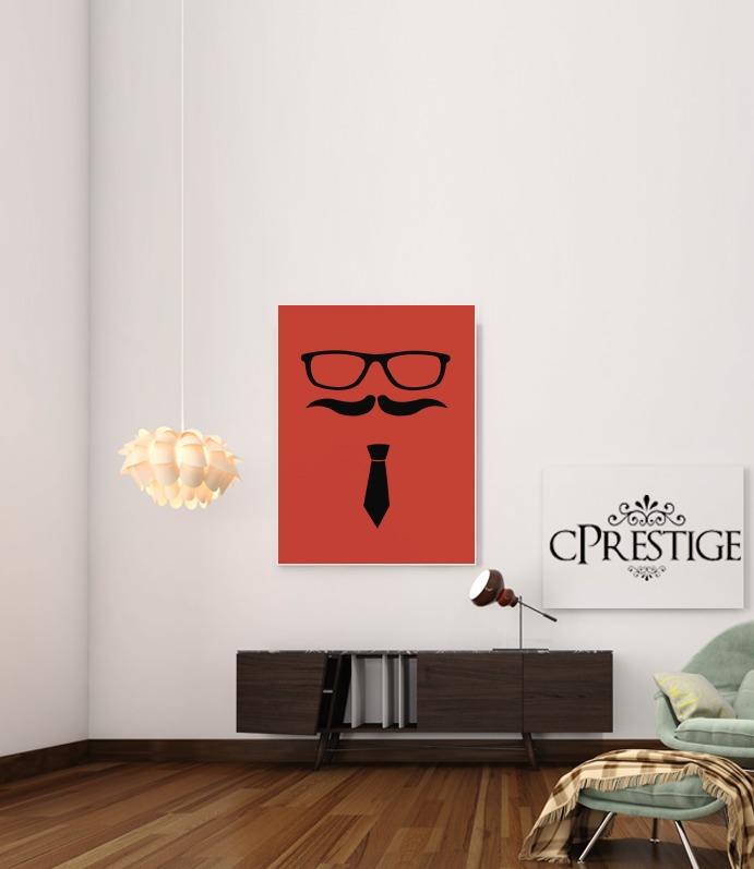  Hipster Face for Art Print Adhesive 30*40 cm