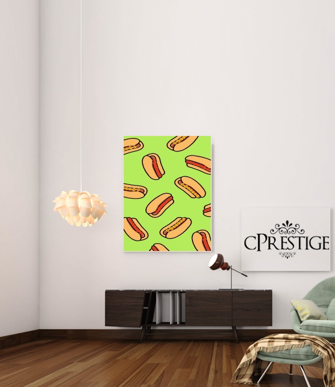  Hot Dog pattern for Art Print Adhesive 30*40 cm
