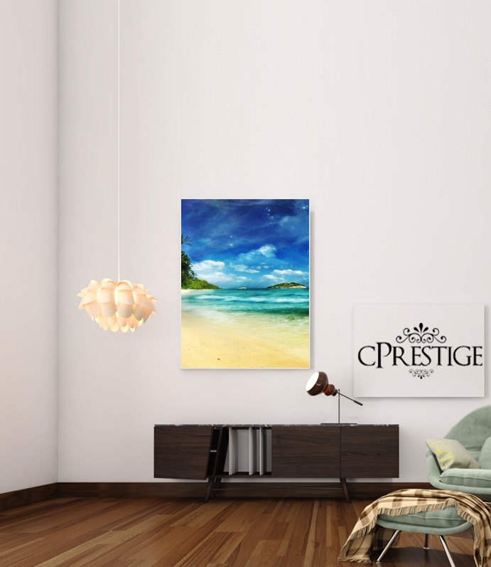  Paradise Island for Art Print Adhesive 30*40 cm