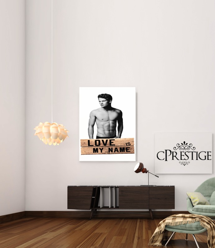  Jeremy Irvine Love is my name for Art Print Adhesive 30*40 cm