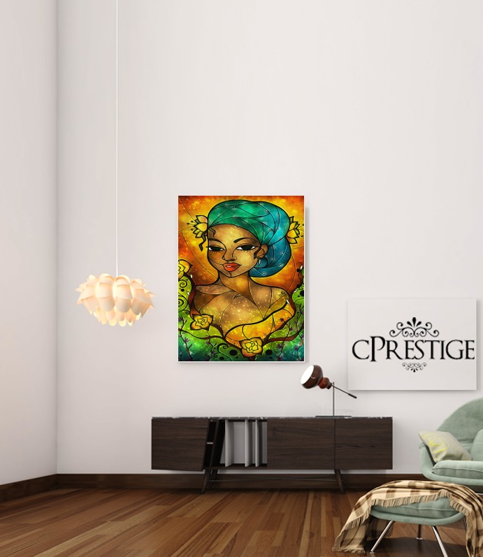  Lady Creole for Art Print Adhesive 30*40 cm
