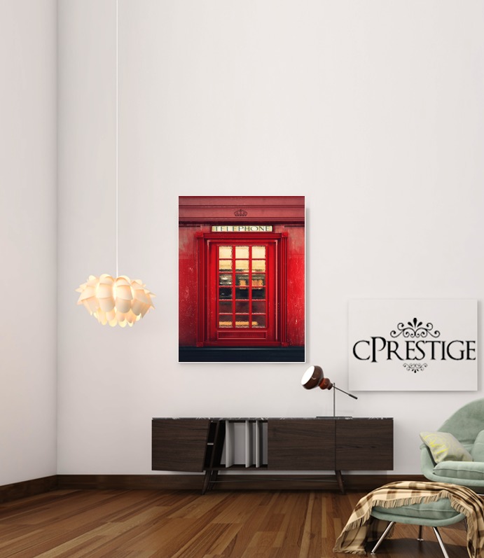  Magical Telephone Booth for Art Print Adhesive 30*40 cm