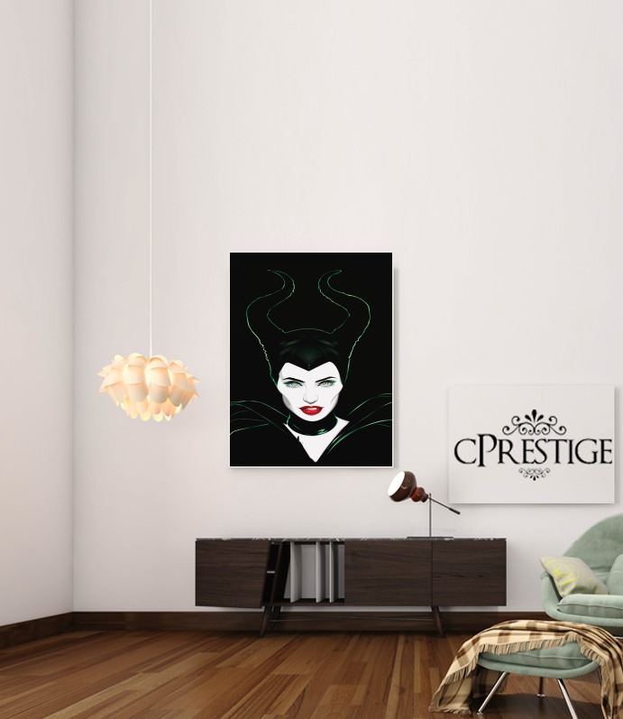  Maleficent from Sleeping Beauty for Art Print Adhesive 30*40 cm