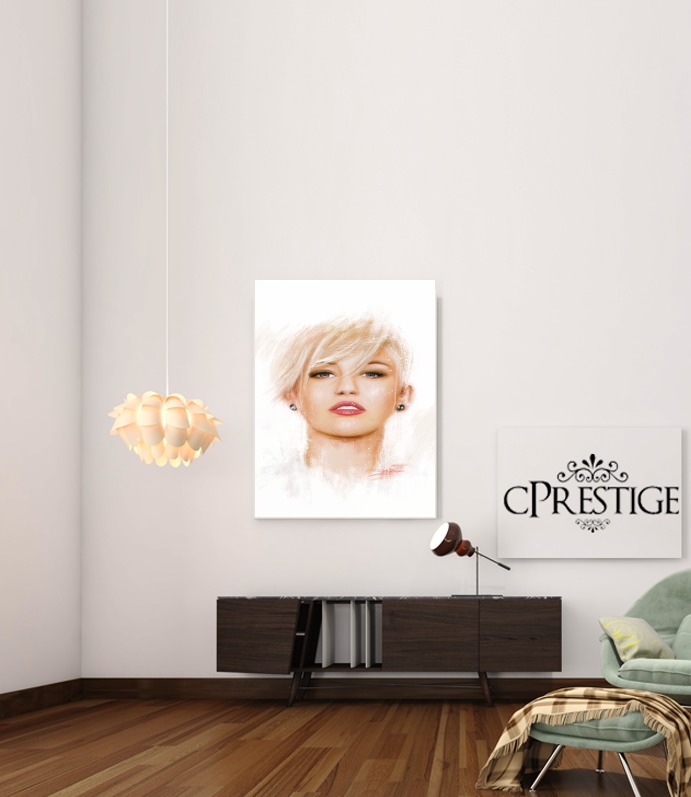  Miley Cyrus for Art Print Adhesive 30*40 cm
