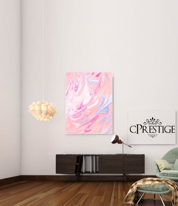  Minimal Marble Pink for Art Print Adhesive 30*40 cm