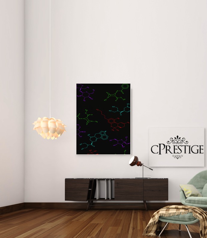  Molecule symbole for Art Print Adhesive 30*40 cm