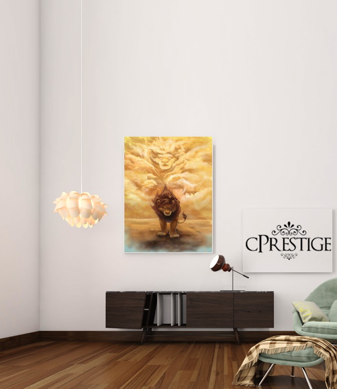  Mufasa Ghost Lion King for Art Print Adhesive 30*40 cm