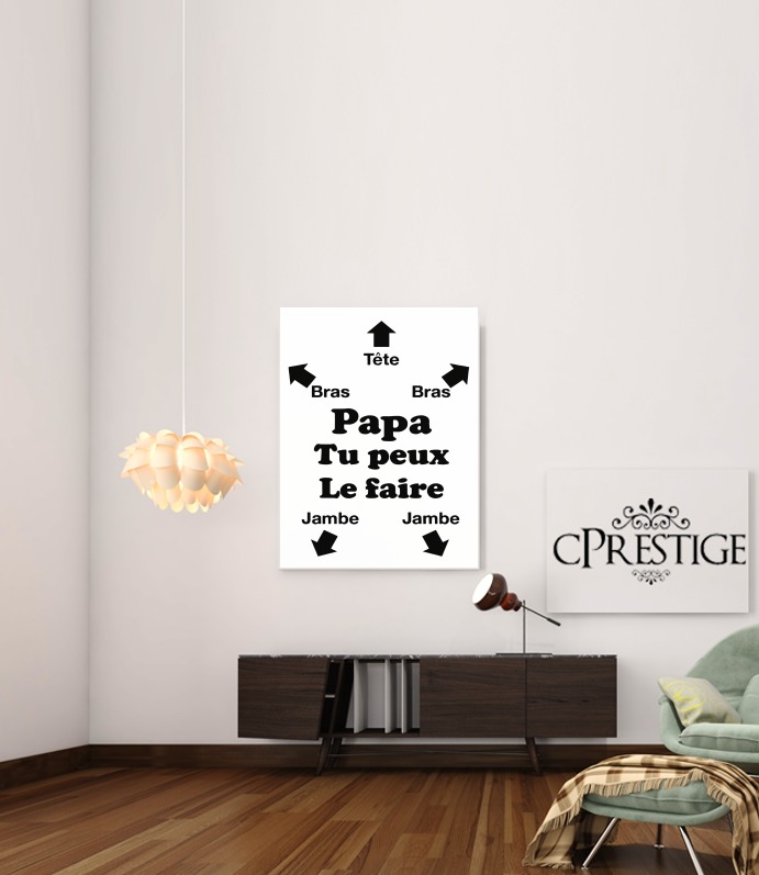  Notice pour papa for Art Print Adhesive 30*40 cm