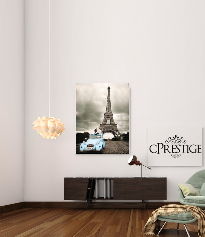 Eiffel Tower Paris So Romantique for Art Print Adhesive 30*40 cm