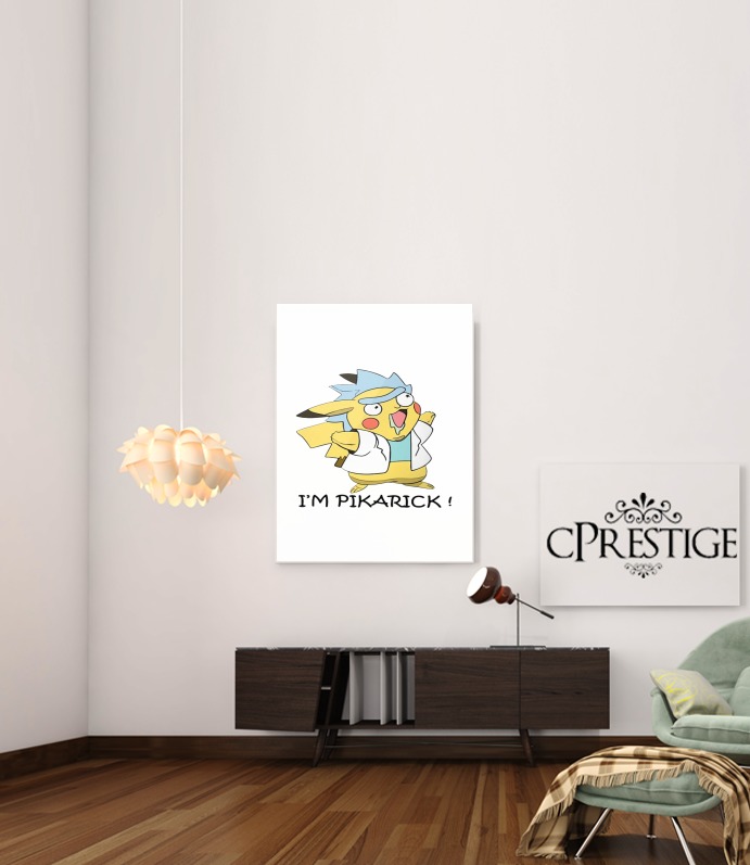 Pikarick - Rick Sanchez And Pikachu  for Art Print Adhesive 30*40 cm