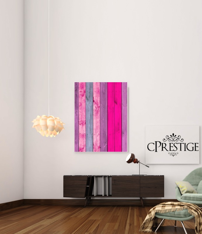  Pink wood for Art Print Adhesive 30*40 cm