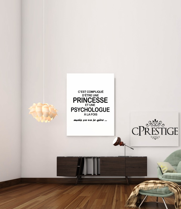  Psychologue et princesse for Art Print Adhesive 30*40 cm