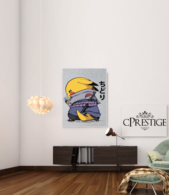  Sasuke x Pikachu for Art Print Adhesive 30*40 cm