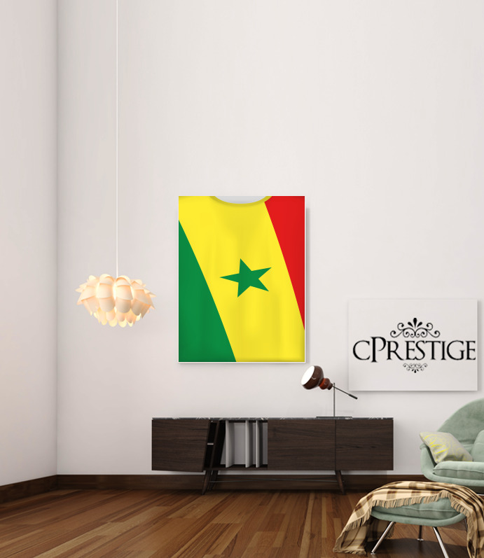  Senegal Football for Art Print Adhesive 30*40 cm