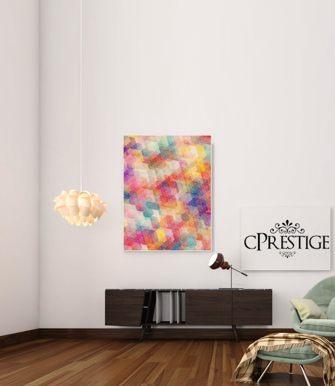  Space Cube Diagonal for Art Print Adhesive 30*40 cm