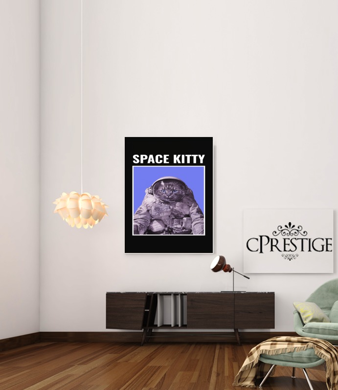  Space Kitty for Art Print Adhesive 30*40 cm