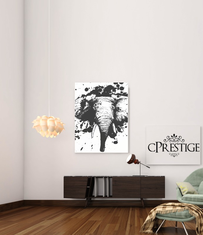  Splashing Elephant for Art Print Adhesive 30*40 cm