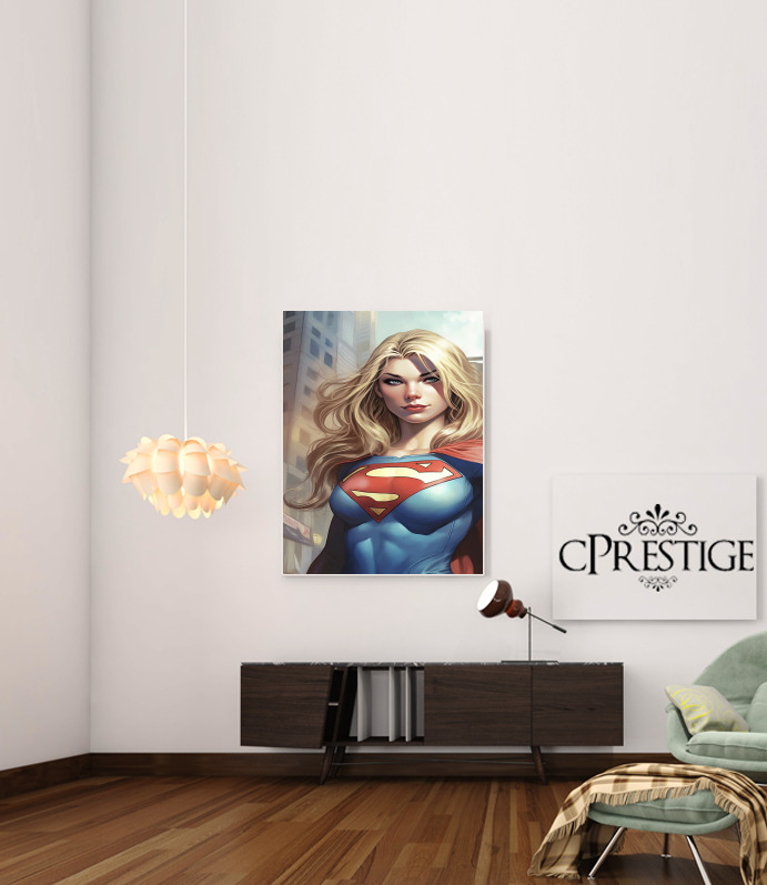  Supergirl V2 for Art Print Adhesive 30*40 cm