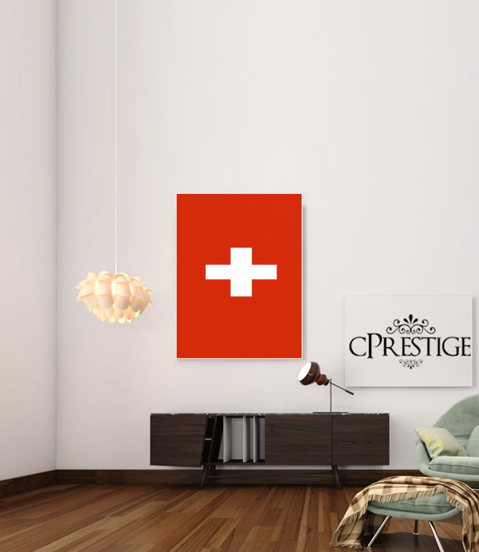  Switzerland Flag for Art Print Adhesive 30*40 cm