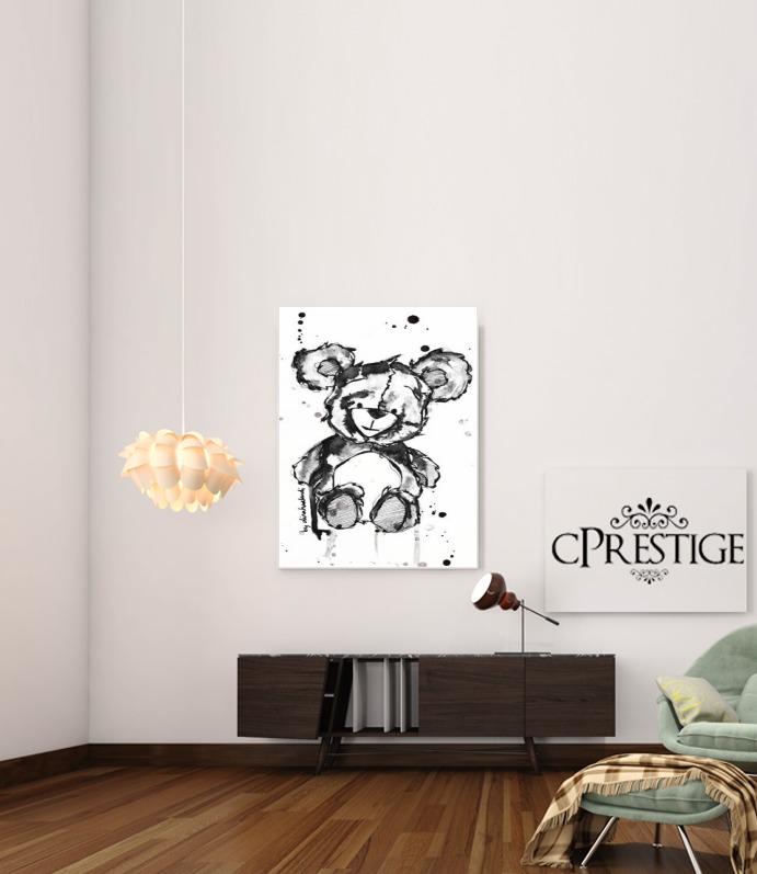  Teddy Bear for Art Print Adhesive 30*40 cm