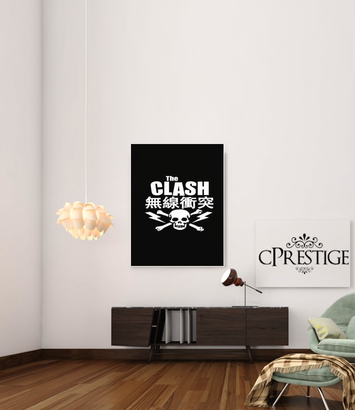  the clash punk asiatique for Art Print Adhesive 30*40 cm