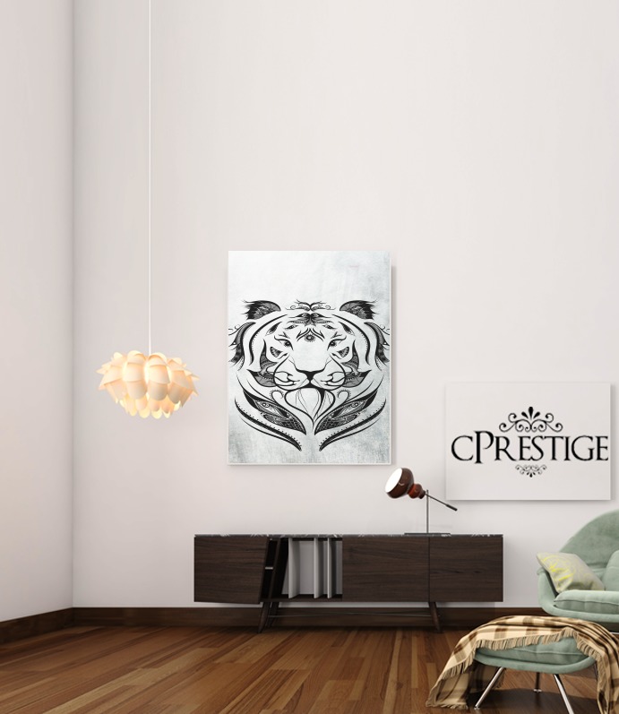  Tiger Feather for Art Print Adhesive 30*40 cm