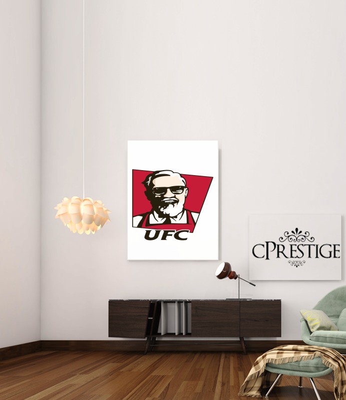  UFC x KFC for Art Print Adhesive 30*40 cm
