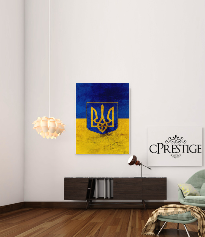  Ukraine Flag for Art Print Adhesive 30*40 cm