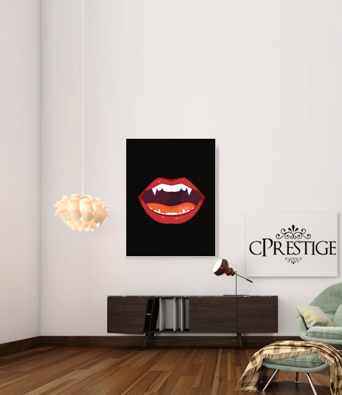  Vampire Mouth for Art Print Adhesive 30*40 cm
