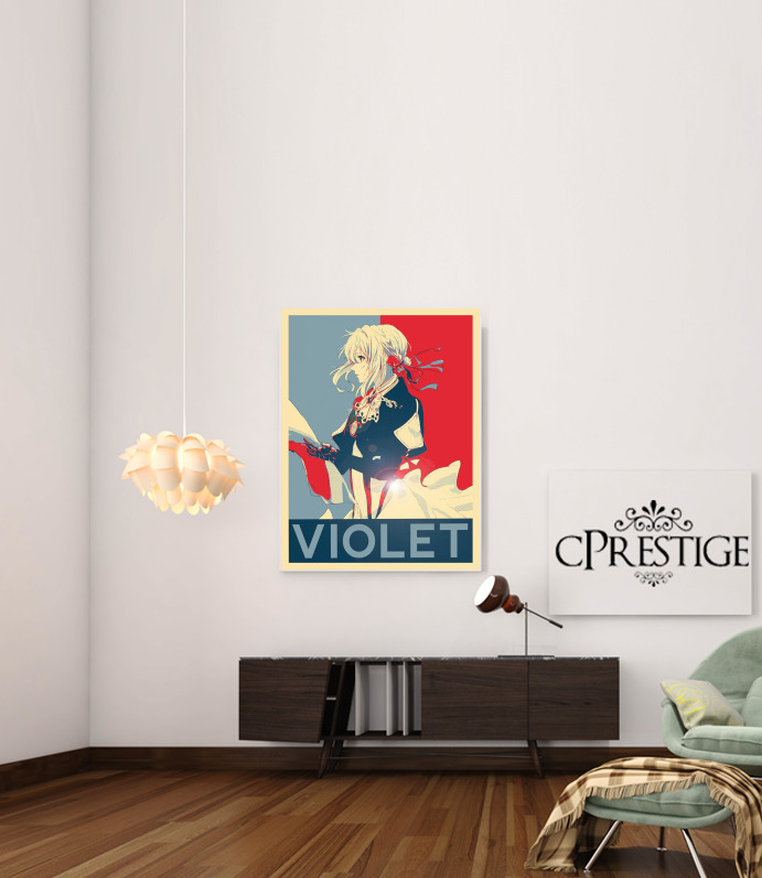  Violet Propaganda for Art Print Adhesive 30*40 cm
