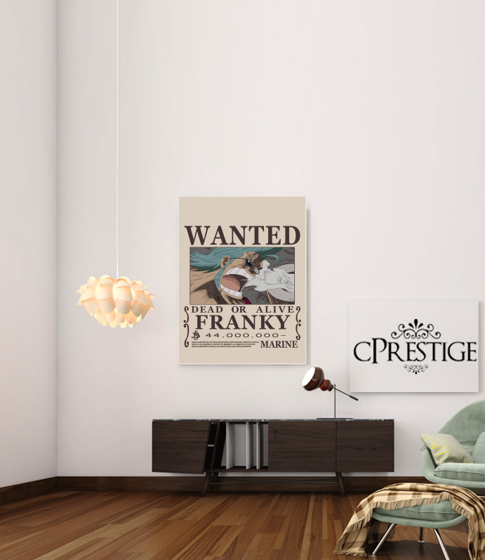  Wanted Francky Dead or Alive for Art Print Adhesive 30*40 cm