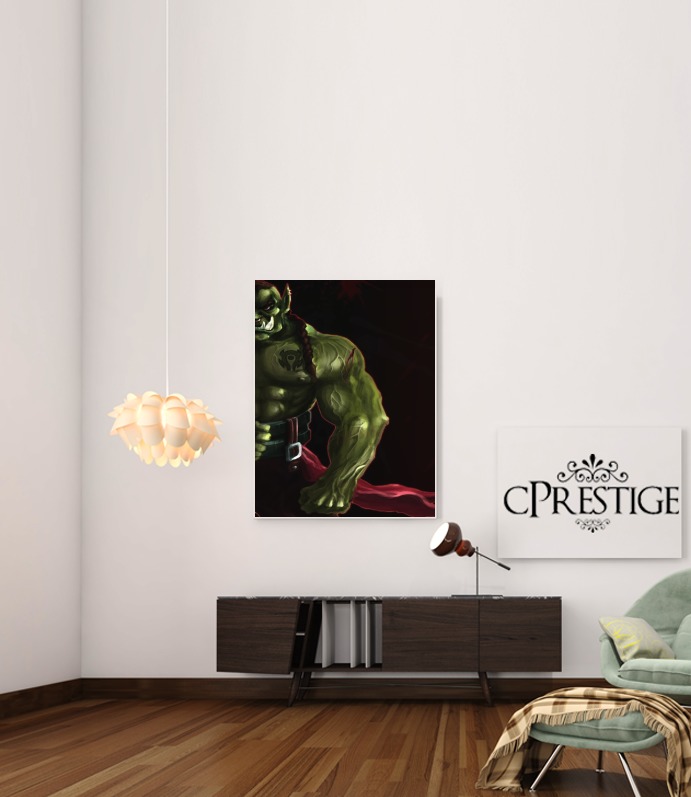  Warcraft Horde Orc for Art Print Adhesive 30*40 cm