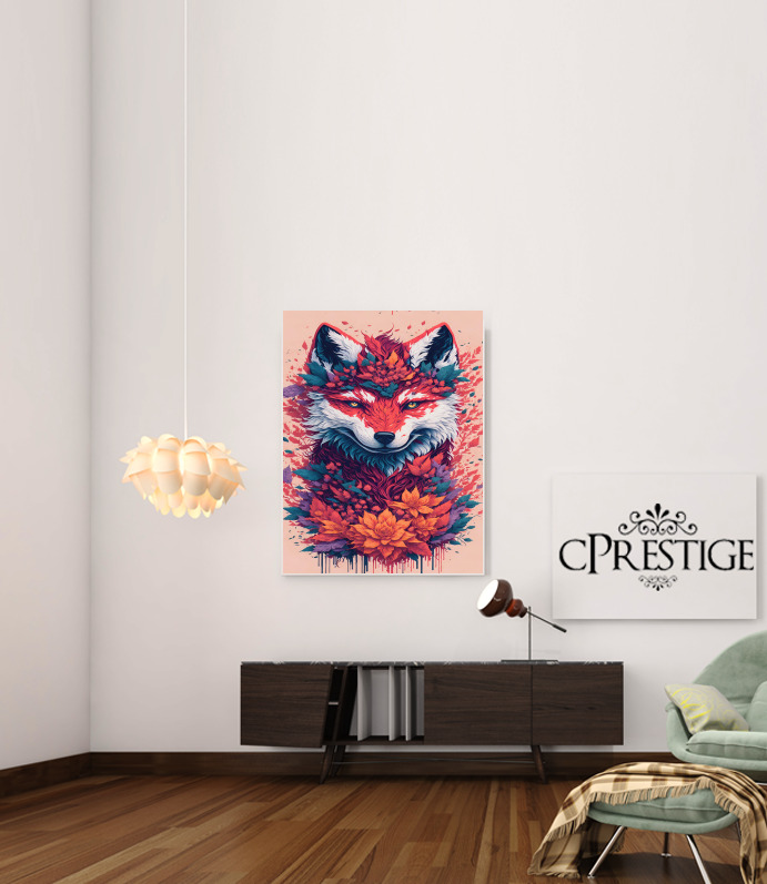  Wild Fox for Art Print Adhesive 30*40 cm