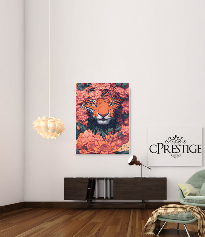  Wild Tiger for Art Print Adhesive 30*40 cm
