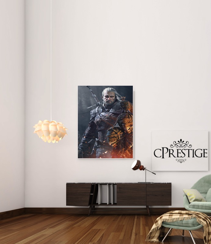  Witcher Fanart for Art Print Adhesive 30*40 cm
